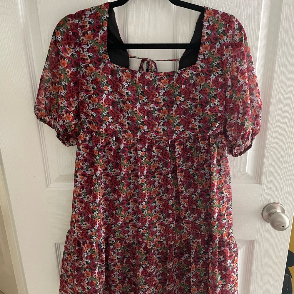 NWOT BCBGeneration babydoll floral mini dress